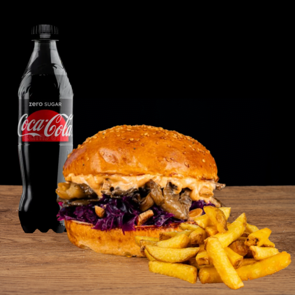 Menu burger vegetariano (chef spagnoli)
